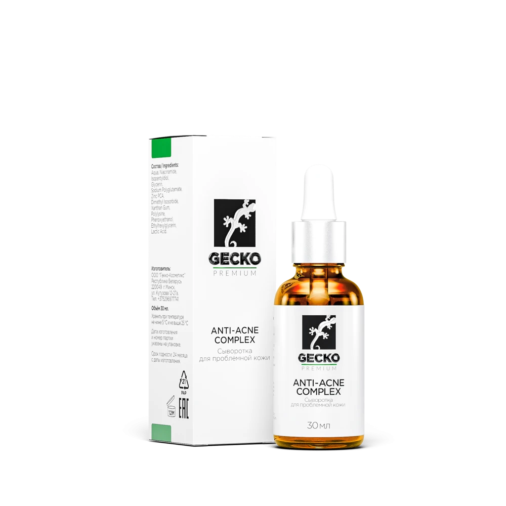 GECKO ANTI-ACNE COMPLEX - Сыворотка для проблемной кожи