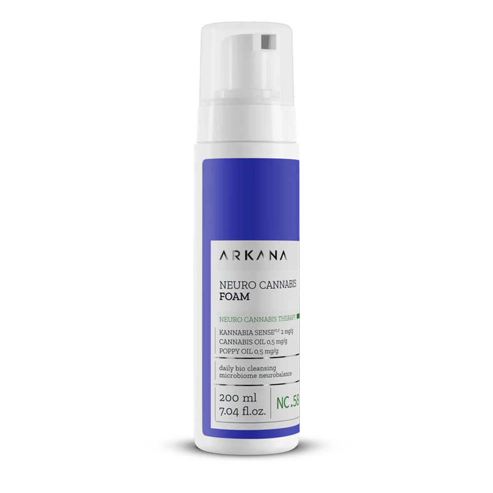 ARKANA Нежная очищающая нейропенка со стволовыми клетками конопли 